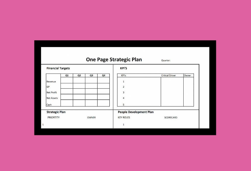 One-oage-bus-plan-free-resouce