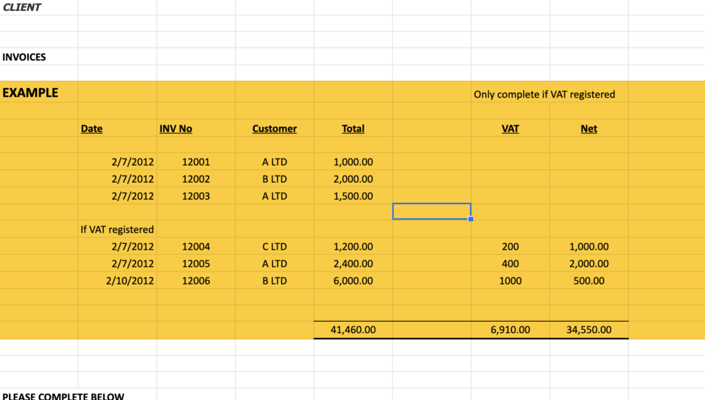 Bookkeeping for self-employed